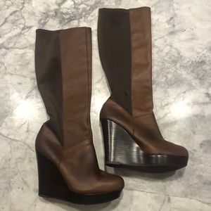 Seychelles Anthropologie brown leather boots 6.5